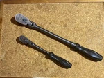 Snap-on Rare Black 3/8" 1/4" Drive Industria Finish Long Flex-head Ratchet Set. Fixed Price $560.00.
