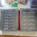 Snap-on Tools Usa New 12PC Metric Short Flat Ratcheting Set OXKRM705 OXKRM707. Fixed Price $499.99.