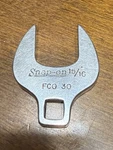 Snap-on Tools 3/8" Drive 15/16 Sae Open-end Crowfoot Socket Wrench FCO30 Chrome. Fixed Price $34.99.