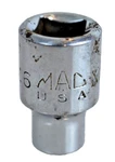 Mac Tools Usa X106R 5/16" Sae Shallow Socket 3/8" Drive Point Chrome Finish. Fixed Price $9.99.