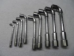 Craftsman Professional Angled Socket Wrench Set, 6PT / 12PT, Nos France Pn 34689. Fixed Price $249.93.