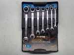 Pro-grade Xl Ratcheting Sae Combination Wrench Set 3/8" 3/4" Chrome. Fixed Price $25.00.