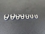 #BK584 Snap On Pc. Crowfoot Flare Nut Set 207S-FRH Drive 3/8-3/4 Complete. Fixed Price $109.95.