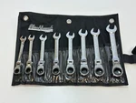 New Blackhawk By Proto 8PC Metric 10-17MM Flex Head Ratcheting Wrench Set Nos. Fixed Price $104.45.
