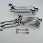 Vintage Britool Af Ring Spanner Set 12 Made England, Chrome Vanadium. Fixed Price $69.56.