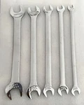 Vtg Craftsman Set Of Tappet Thin Open End Wrenches -v- Series #44471 #44475. Fixed Price $82.90.