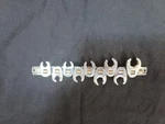 Snap-on Frhm Metric Flare Nut Line Crowfoot Wrench 9 Pc Set 3/8" Drive. Fixed Price $155.95.