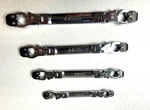 Ez Red LW4M 4-PIECE Ratcheting Wrench Set Tools Pipe. Fixed Price $75.00.