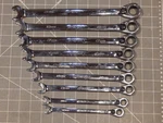 Snap 10PC Minus Metric Speed Ratcheting Combination Wrench Set 10MM 19MM. Fixed Price $398.99.