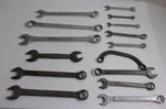 15-VINTAGE Barcalo Combination Wrenches Open End As Pictured Nice Condition. Fixed Price $45.00.