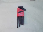Snap On BHS13A Shaped Hex Ball Standard Wrench Set Used. Fixed Price $37.95.