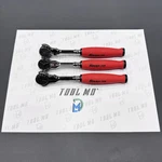 Snap-on Tools Rev Red 3PC 1/4" 3/8 & Bit Drive Swivel Head Ratchet Set FHCNF72. Fixed Price $599.95.