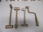 Lot Of 4 Walden Worcester Pressed Double Socket End Wrench #1622, 5810 & 2X 5660. Fixed Price $12.00.