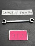 Vtg Bonney Double Box End Wrench Rf 51 7/16 & 3/8 Steel Sae Made In Usa. Fixed Price $19.36.