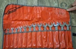 Snap On Tools Metric Wrenches Short, C142/ Lightly Used 14PIECE Set. Fixed Price $295.00.