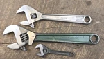 Vintage Adjustable Wrench Set Utica 10" W/ Jaw Lock & Proto 8" 4" Usa Tools!. Fixed Price $37.00.