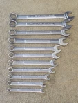 Craftsman Va Metric Wrench Set 18 17 16 15 13 12 11 10 9 7MM Combination Usa. Fixed Price $160.31.