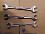 Snap On (3) Open Ended Wrenches. 15/16 X 7/8, 13/16, 25/32. Fixed Price $30.00.