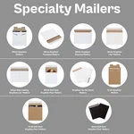 5-22" Specialty Flat Mailers For Shipping (multi Size) 25-250/CASE. Fixed Price $123.32.