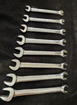 Snap 8PC 5/16"-3/4"RXS10-RXS24 Sae Open-end Flare Nut Combination Wrench Set. Fixed Price $199.99.