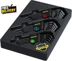 Master Wrench Set 35-PIECE Long Arm Ball End Hex 3-PACK Metric/sae &.... Fixed Price $48.92.