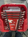 Sears Craftsman Max Access Low Profile Sae Combination Wrench Set 38999 9PC. Fixed Price $129.95.