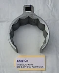 Snap-on Drive, 12-POINT, Sae 2-3/4 Crow Foot Wrench, #AN850844. Fixed Price $55.00.