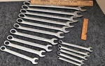 15PC Set Craftsman Usa Sae Combination 12 Pt Wrench 44751 Unused?. Fixed Price $165.00.