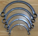 Mac Tools Sae Half Moon Curved Obstruction Double Box End 5 Wrench Set 12-PT Lot. Fixed Price $219.95.