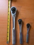 Craftsman Ratchet 1/2, 3/8 And 1/4 Set VJ44809, VJ44811 VJ44807 Usa. Fixed Price $58.99.