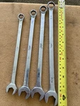 Mac Tools 4PC Sae Wrench Cl Long Set 3/4,11/16,5/8,9/16. Fixed Price $85.00.
