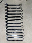 Snap On 13 Piece 12 Point Box Wrench Set OEXM6- OEXM19. Fixed Price $249.99.