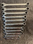 Ford Oval Script Logo 11 Pc Metric Combination Wrench Set 6 - 18MM. Fixed Price $79.95.