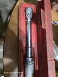 QJR284C Snap-on 3/8 Inch Click Torque Wrench, Silver, 150-1000IN Lbs. Fixed Price $125.00.