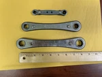Ratchet Wrenches, (2) Craftsman Models 943683, 943684 (1) Taiwan 1/4-5/16. Fixed Price $16.99.