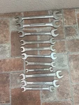 Lot Of 11 Craftsman Usa Open End Wrenches Sae And Metric. Fixed Price $49.99.