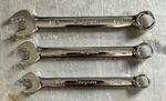 3PC. Snap-on OEX120B,OEX140B & OEX160B 12PT. Combination Wrench 3/8,7/16 1/2. Fixed Price $44.95.