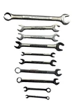 Vintage Craftsman Usa Metric & Sae Open/box End Wrench Lot Of 10 Guc. Fixed Price $44.99.