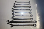 Snap-on Tools 12-POINT Metric Combination Wrench Set 9PCS Usa. Fixed Price $170.00.