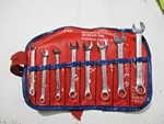 Proto 1200E Midget Combination Wrench Set, 8 Piece Original Pouch Usa Made. Fixed Price $44.00.