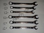 Craftsman 72 Pc Combination Wrench Set Metric Mm & Standard Sae Polished. Fixed Price $59.99.