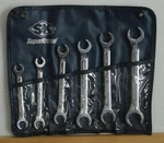 Sk Tools Metric Superkrome Set #376 * 6-PC Flare Nut Line Wrench Made Usa. Fixed Price $99.00.
