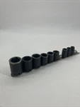 Snap On IM320 1/2" Drive 9 Pc Sae Shallow 6PT Impact Socket Set 7/16" - 1/16". Fixed Price $79.95.