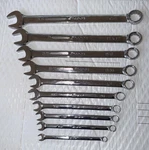 Snap-on 10 Pc 12 Point Sae Flank Drive Combination Wrench Set 1/4 To 3/4. Fixed Price $130.00.