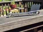 Snap On Tools Usa 3/8-7/16 Double Box Ratcheting Wrench Standard Spanner R1214A. Fixed Price $16.99.