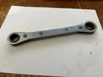 Mac Usa Tools RBW15, 1/2" 9/16, 12 Pt Ratcheting Double Box End Wrench,. Fixed Price $7.99.