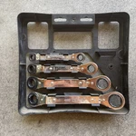 Craftsman Tools Usa 4PCS Box End Ratchet Wrench Set 43365, 43364, 43363, 43361. Fixed Price $34.99.
