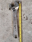Vintage Toyota Motor 250MM Adjustable Wrench 10" Long Angle HIT87 Japan. Fixed Price $26.99.