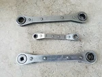 Mac Tools RW16182 ROWM0708 & Cornwell Allied RB-304 Ratcheting Wrenchs 3PCS. Fixed Price $55.00.