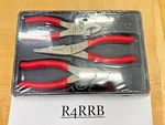 Snap-on Tools Usa New Sealed Red Piece Soft Grip Pliers / Cutters Set PL306ACF. Fixed Price $179.95.